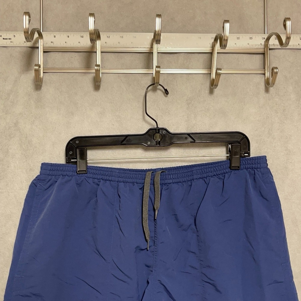 Patagonia Shorts Men's XL Blue Baggies Longs - 7" Lined Nylon Hybrid STY58034